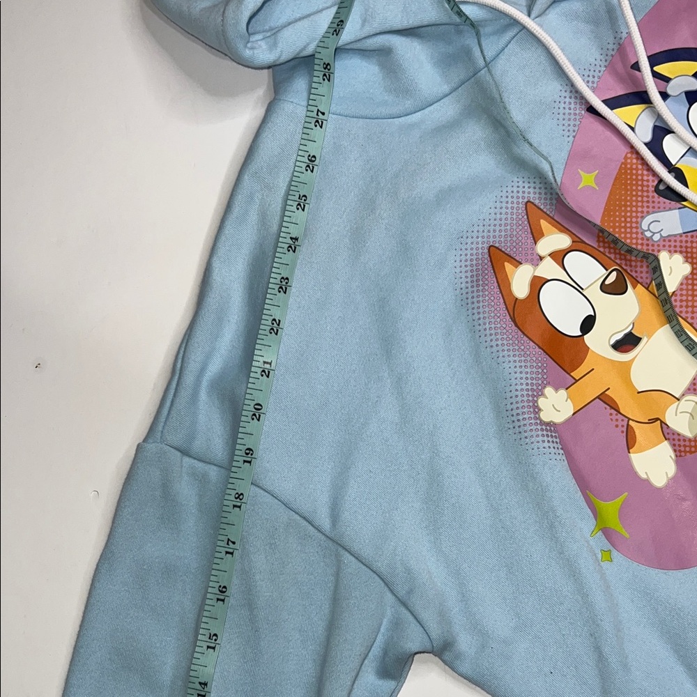 Bluey Adult Hoodie - Light Blue - Picture 7 of 7